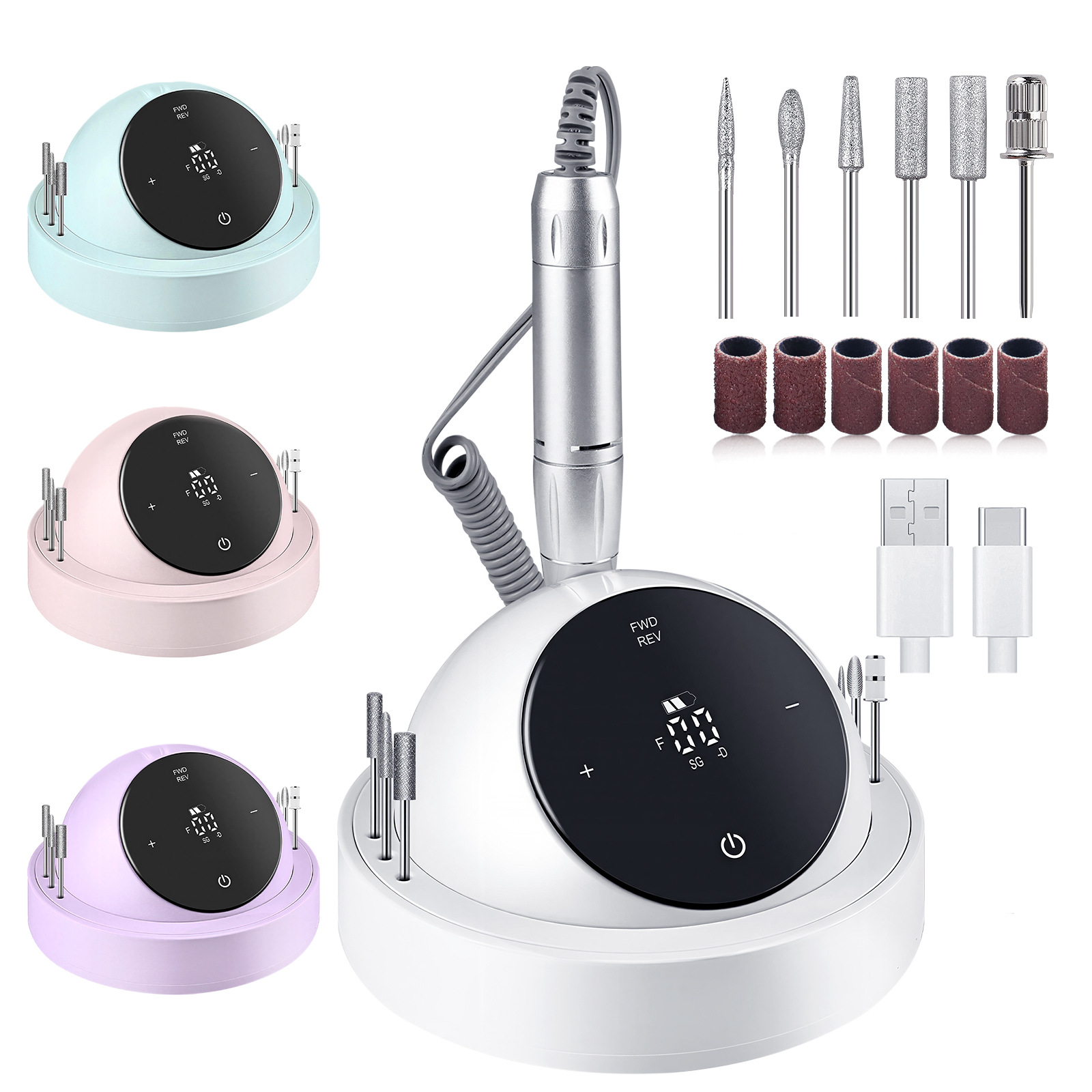 Power Tools Display - 45000rpm Manicure Drill Machine Electric Nail