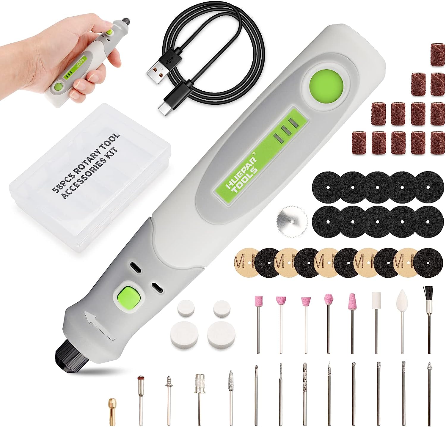Kit Power Tools - Electric Drill Die Grinder Engraver Polisher