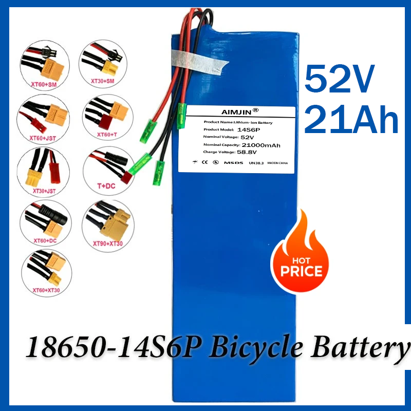 💯 21Ah 14S6P 52V 18650 Lithium - đánh giá và giá Zero Power Tools