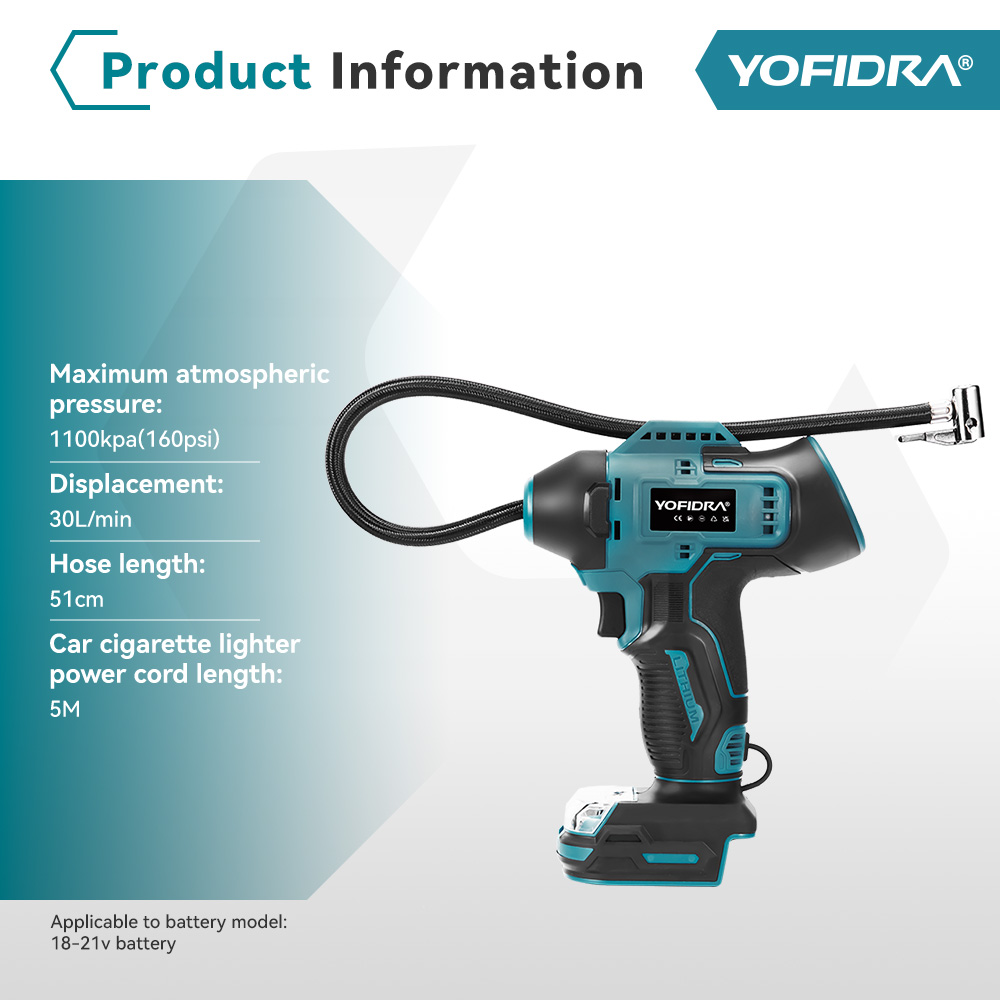 YOFIDRA Electric Air pump Port - đánh giá và giá Power Tools Display