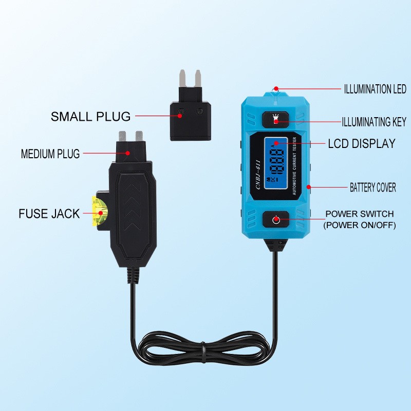Automotive Fuse Current Tester - đánh giá và giá Power Tools Display