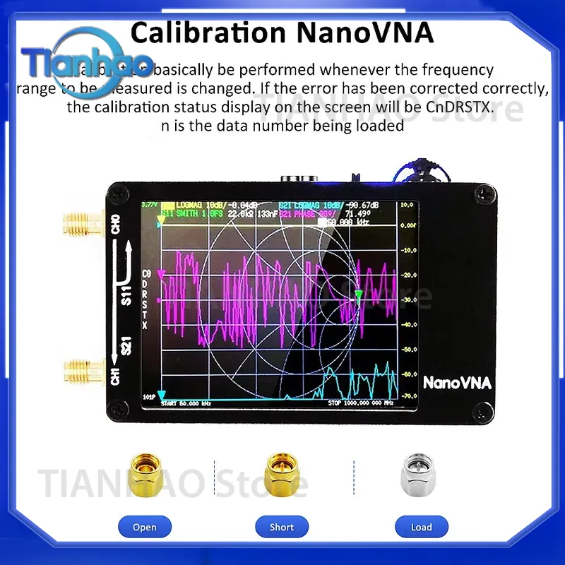 Upgrade 2.8 inch TFT NanoVNA-H - đánh giá và giá Power Tools Vector
