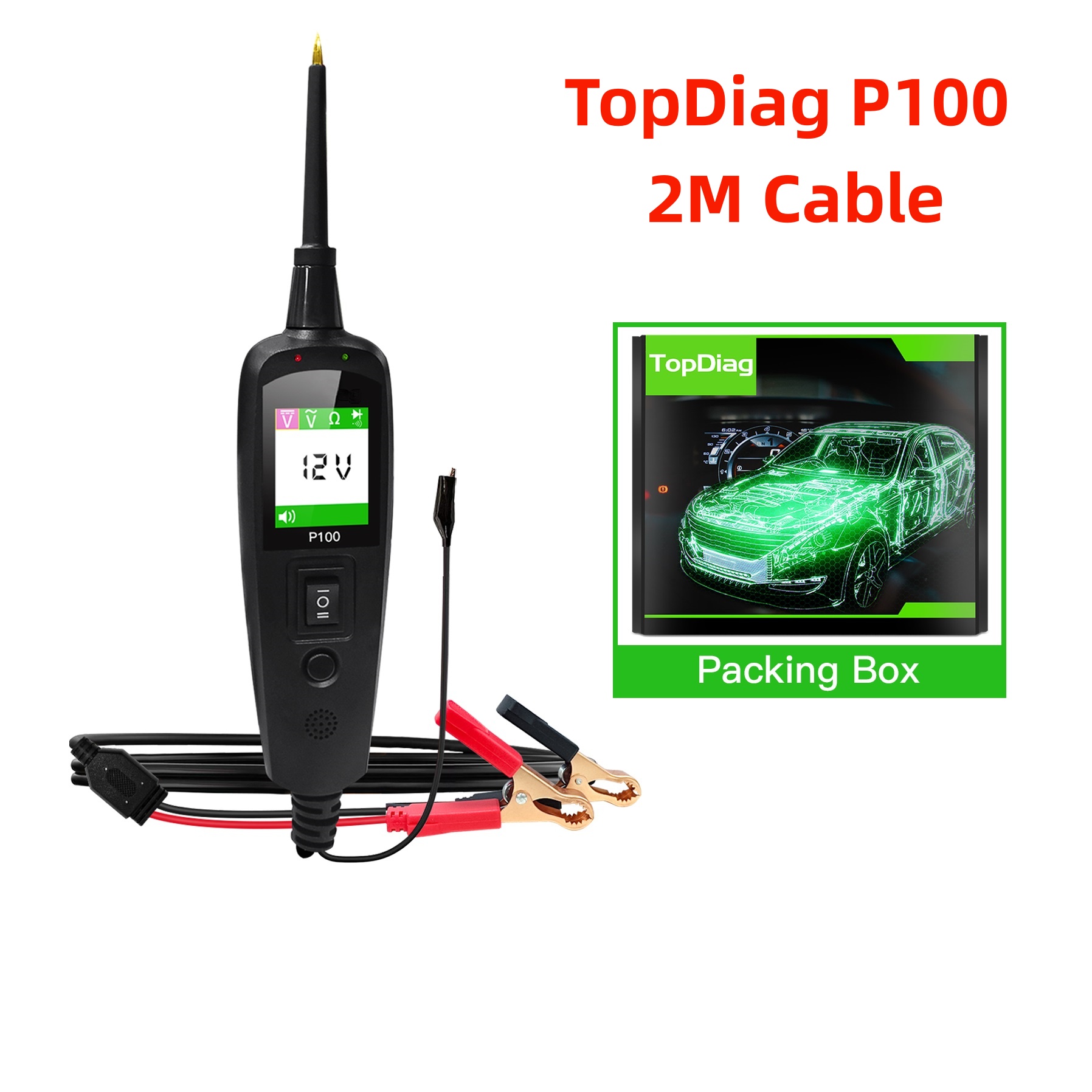 TopDiag P100 2M Car Electrical - đánh giá và giá Kit Power Tools