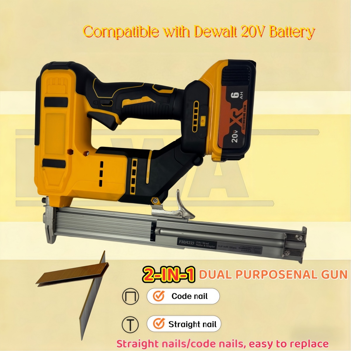 2-IN-1 Brushless Cordless Brad - đánh giá và giá Staple Gun Electric