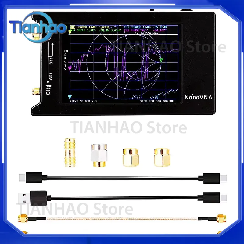 NanoVNA-H4 for Antenna Analyze - đánh giá và giá Power Tools Vector