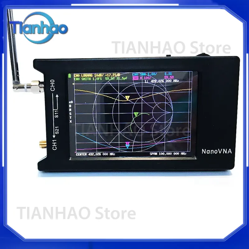 NanoVNA-H4 for Antenna Analyze - đánh giá và giá Power Tools Vector