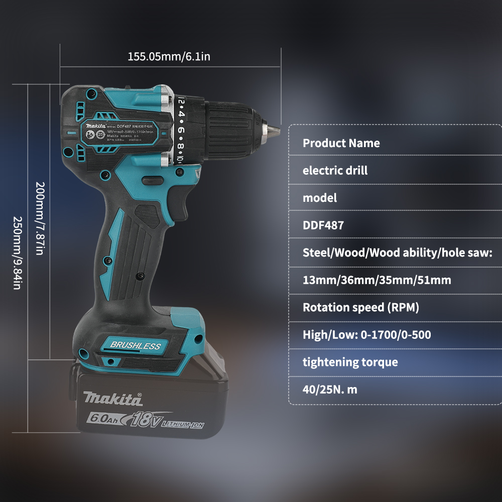 18V Brushless Cordless Drill 4 - đánh giá và giá Power Tools Underwater