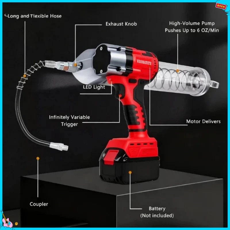 Cordless Electric Grease Gun H - đánh giá và giá Power Tools Grease