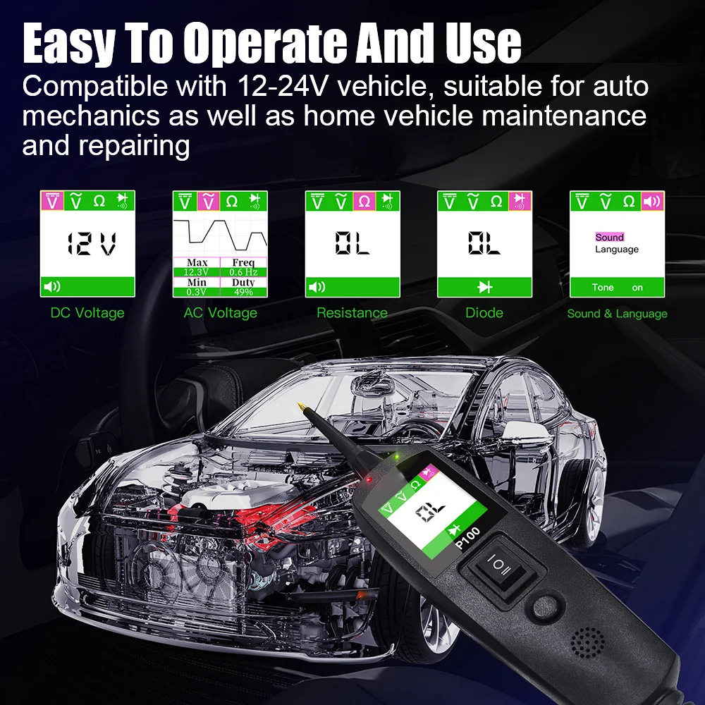 P100 Automotive Circuit Tester - đánh giá và giá Kit Power Tools