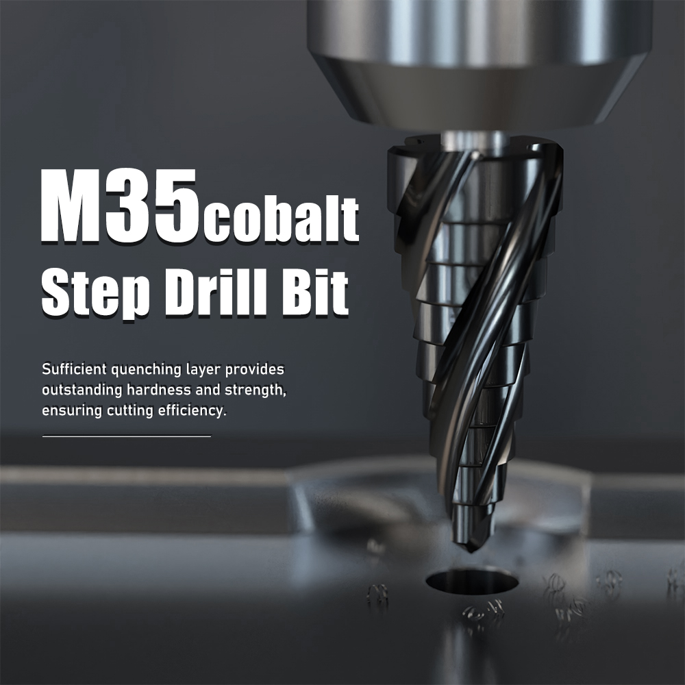 M35 Cobalt 4-Flute Step Drill  - đánh giá và giá Power Tools Kobalt