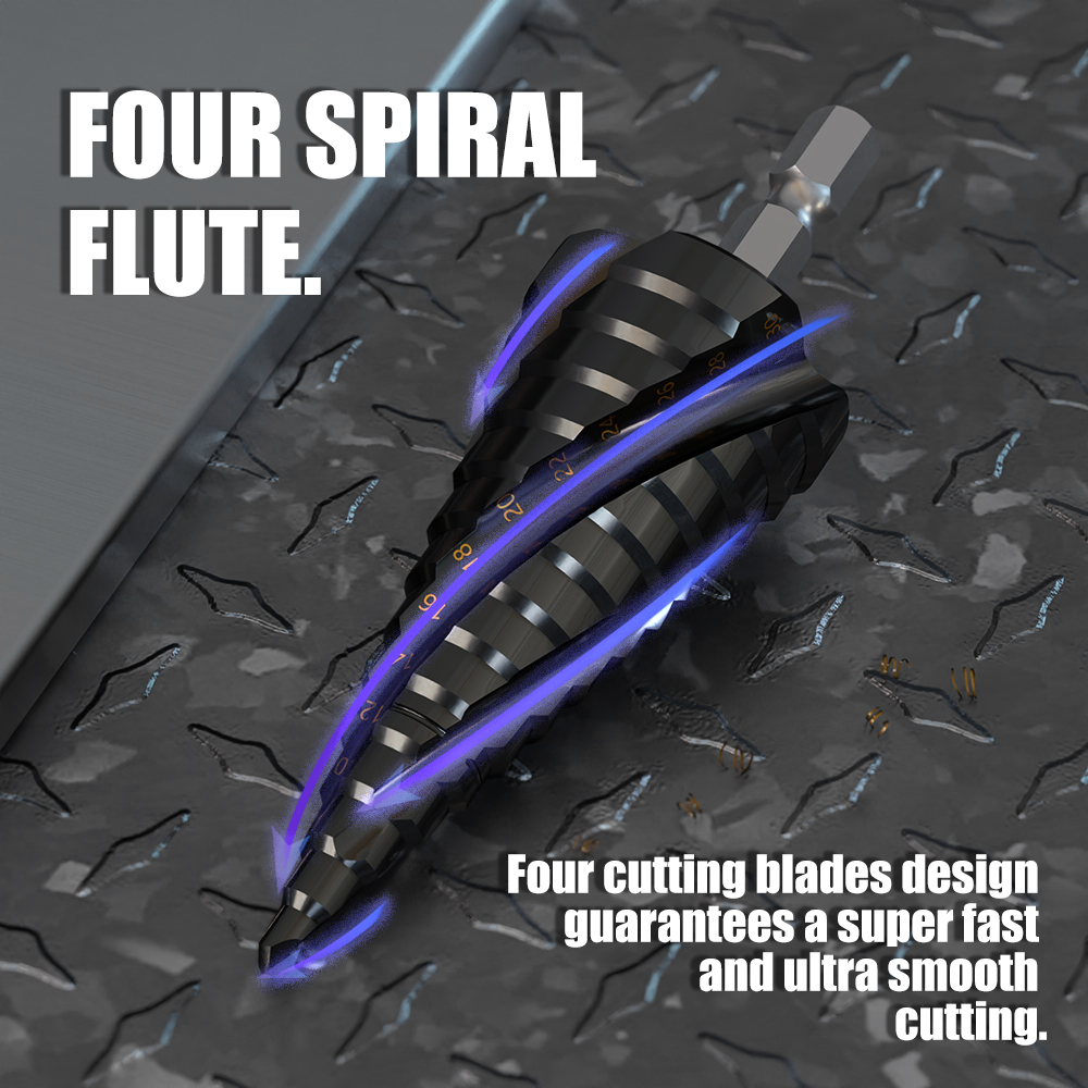 M35 Cobalt 4-Flute Step Drill  - đánh giá và giá Power Tools Kobalt