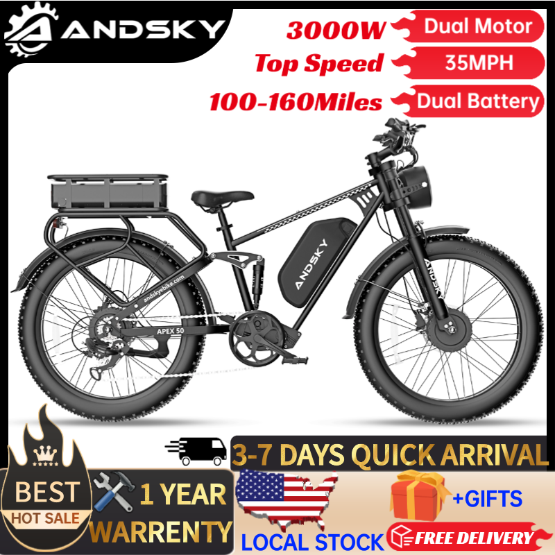 ANDSKY Apex50 AWD Electric Bik - đánh giá và giá Power Tools World